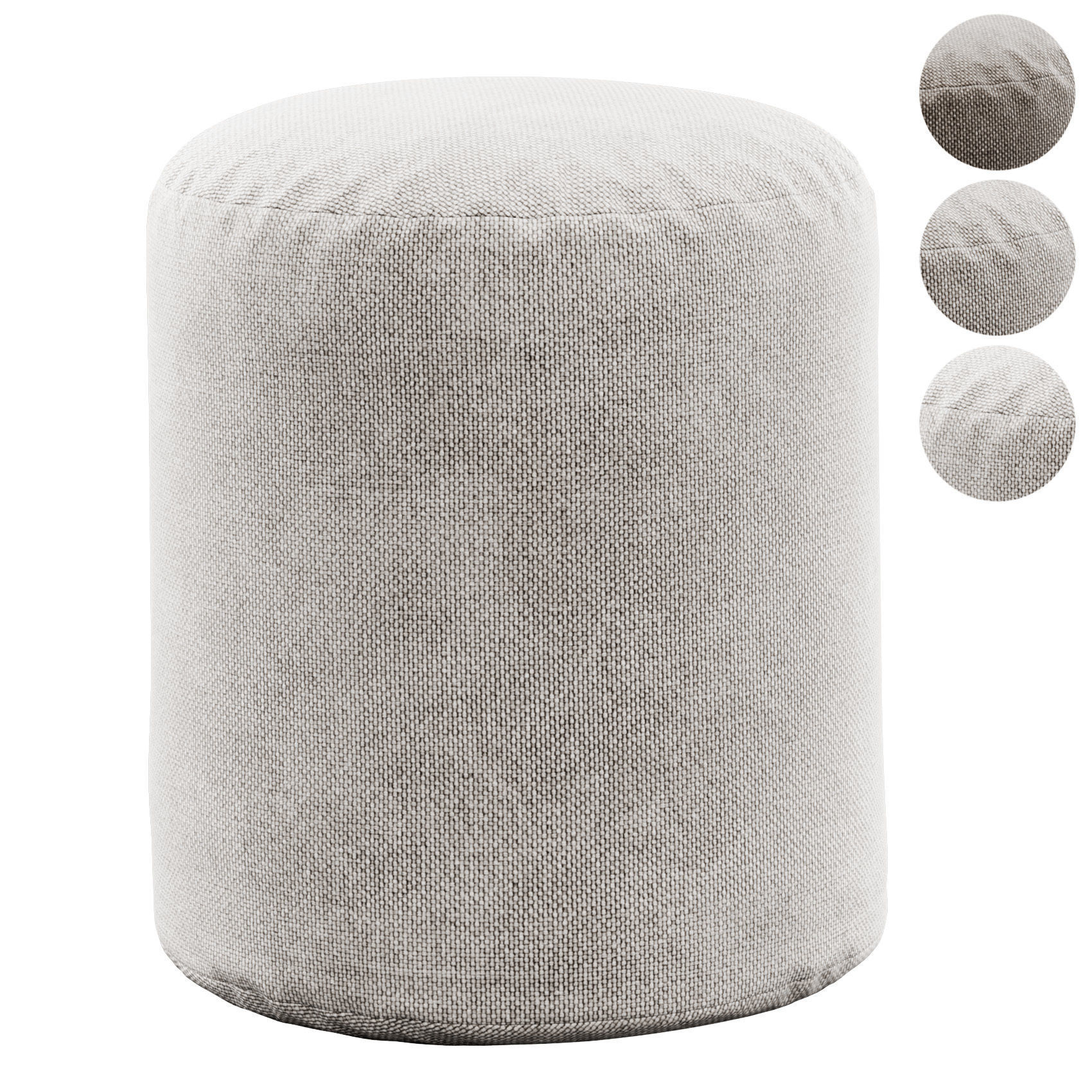Soft Pouf by Viadurini 3D model_1