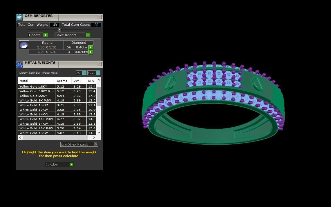 Gents ring - 5 3D print model_1