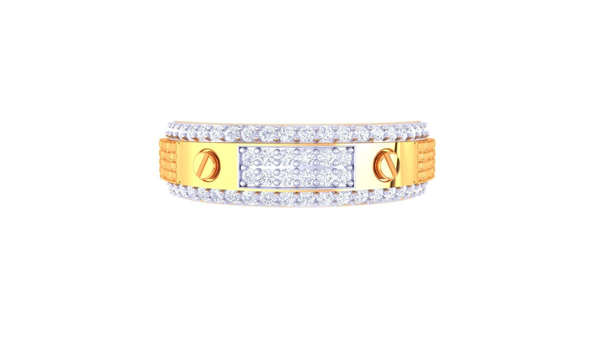 Gents ring - 5 3D print model_2