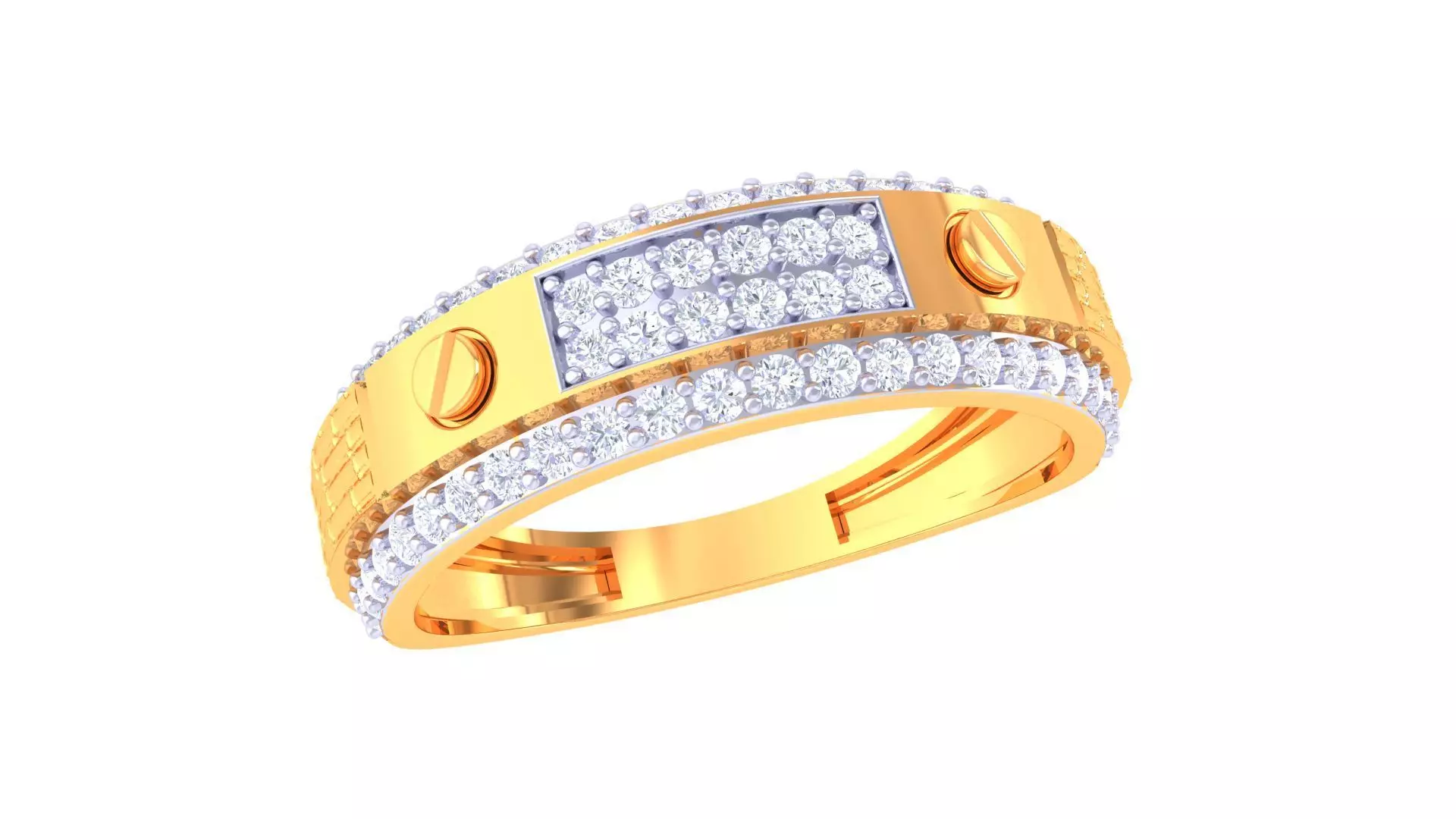 Gents ring - 5 3D print model_0