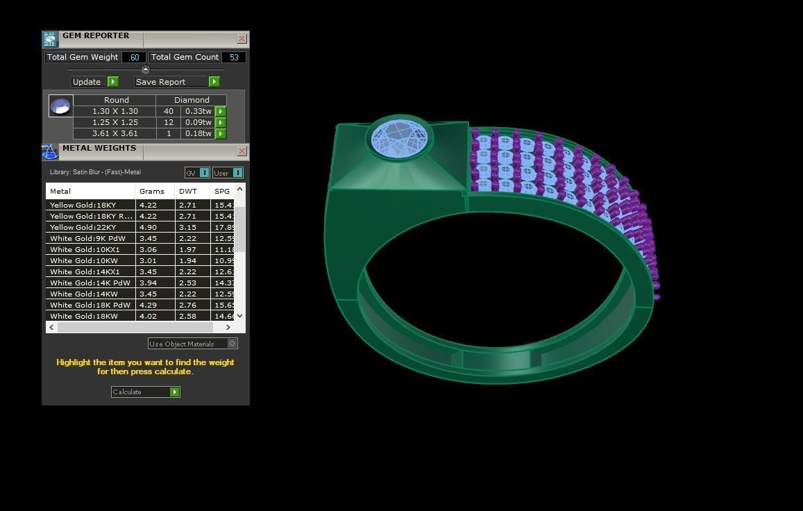 Gents ring - 4 3D print model_1