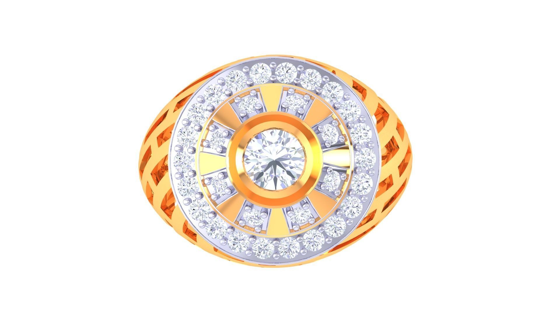 Gents ring - 39 3D print model_2