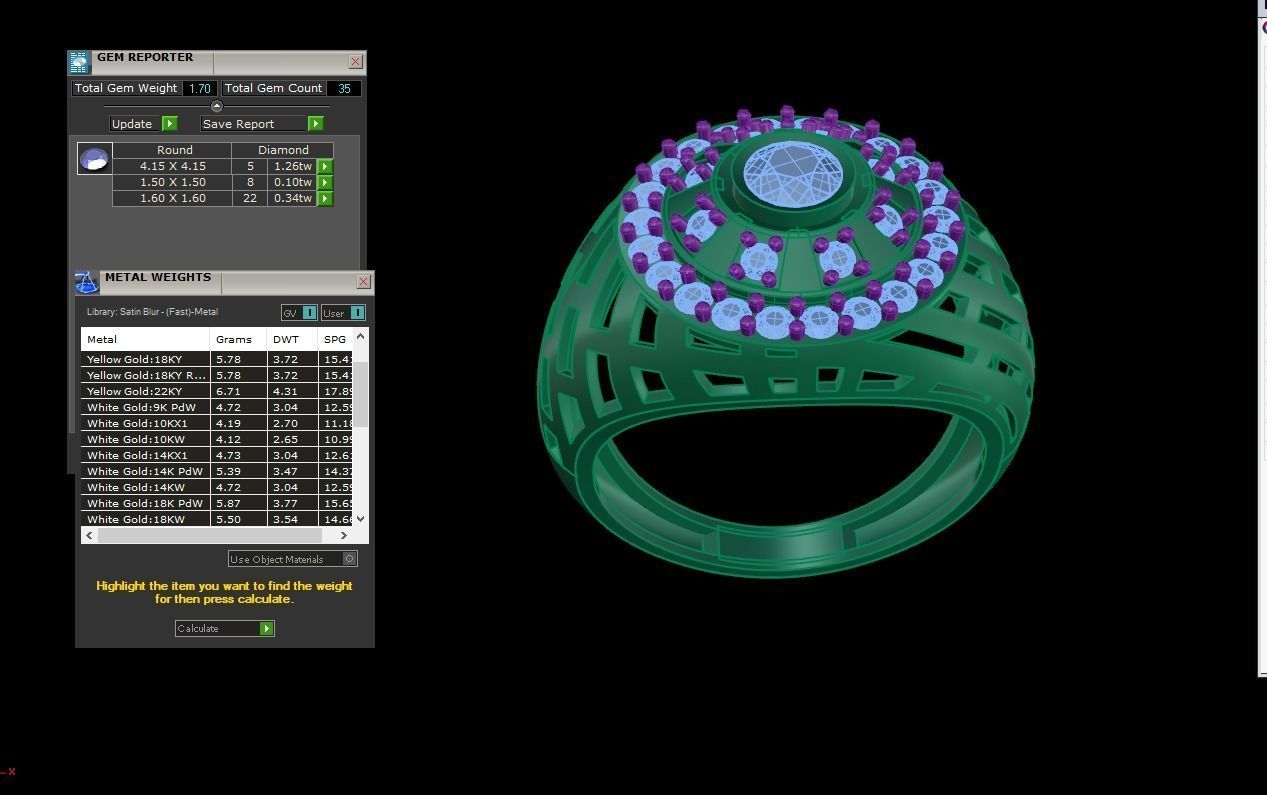 Gents ring - 39 3D print model_1
