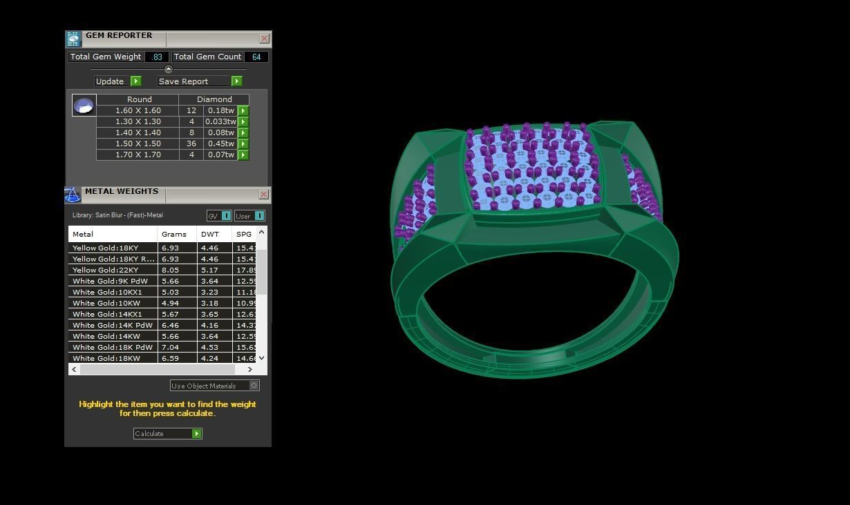 Gents ring - 38 3D print model_1