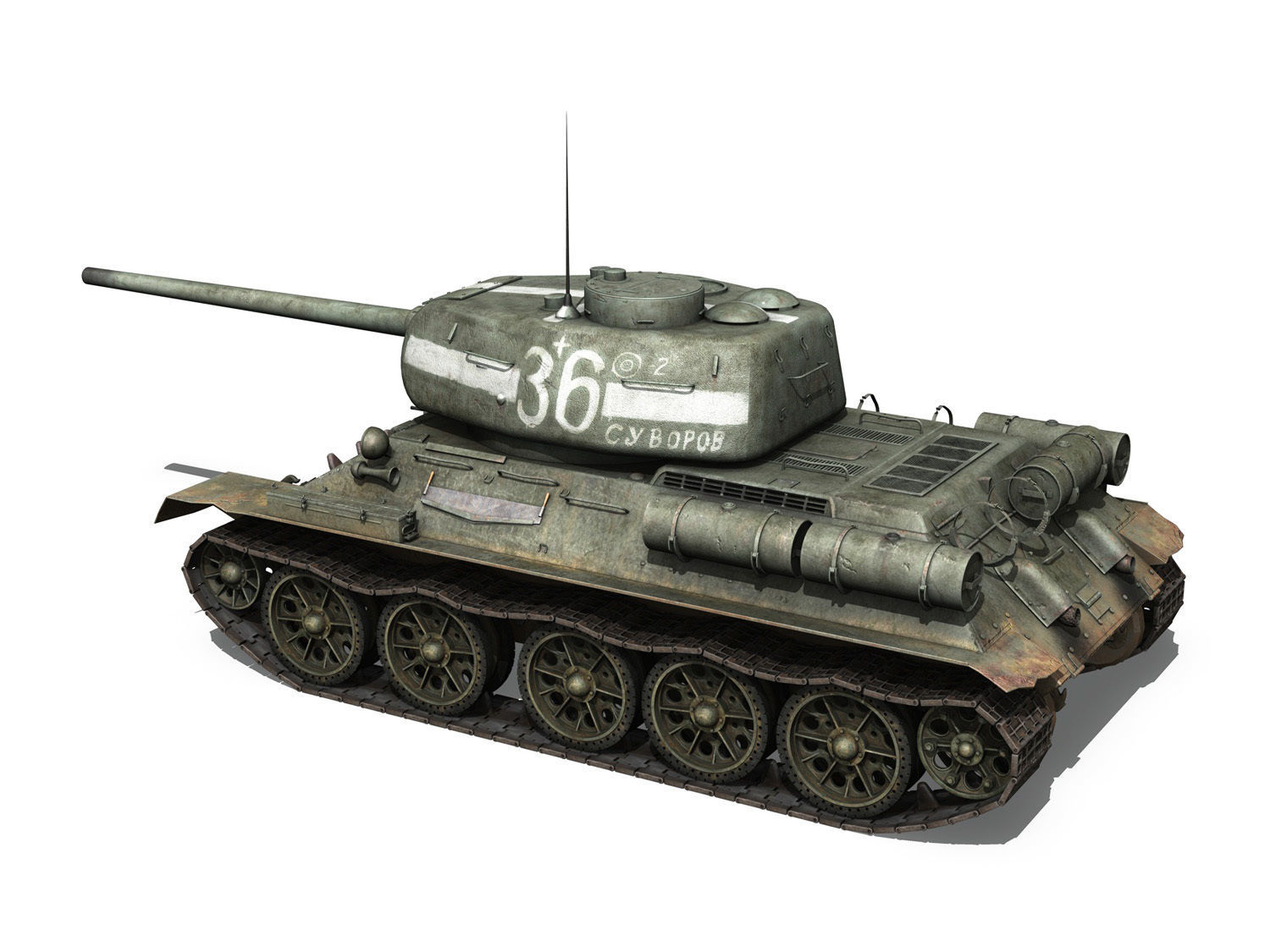 T-34 85 - Soviet medium tank - 36 3D model_3