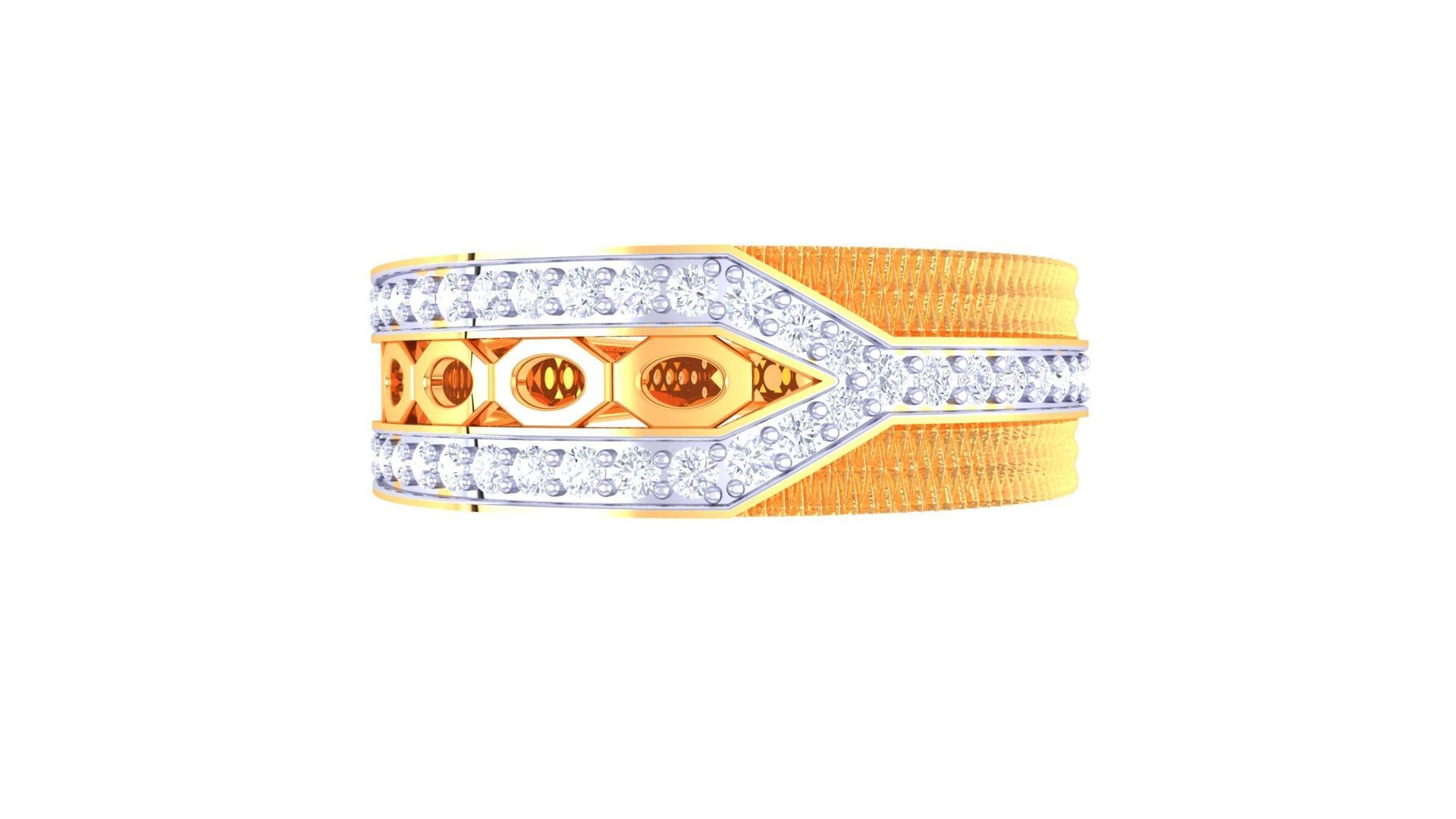 Gents ring - 25 3D print model_2