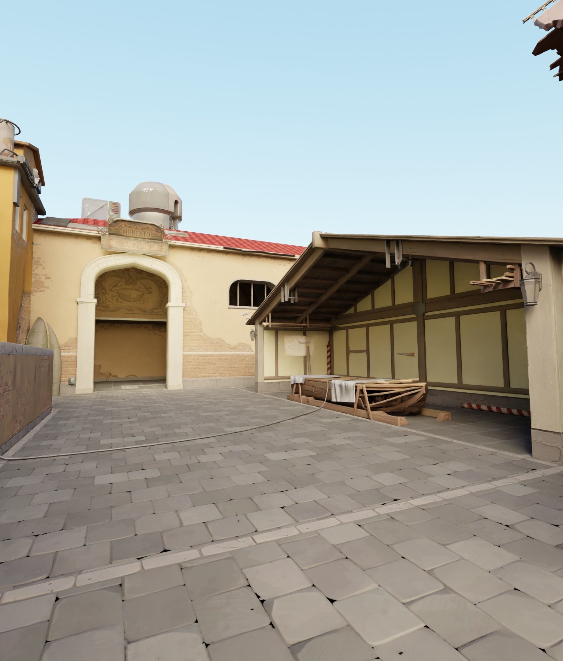 Valorant Ascent B Map Low-poly 3D model_5