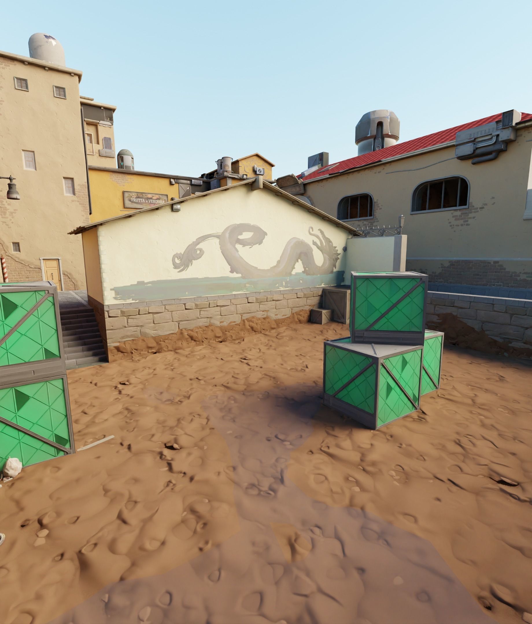 Valorant Ascent B Map Low-poly 3D model_2