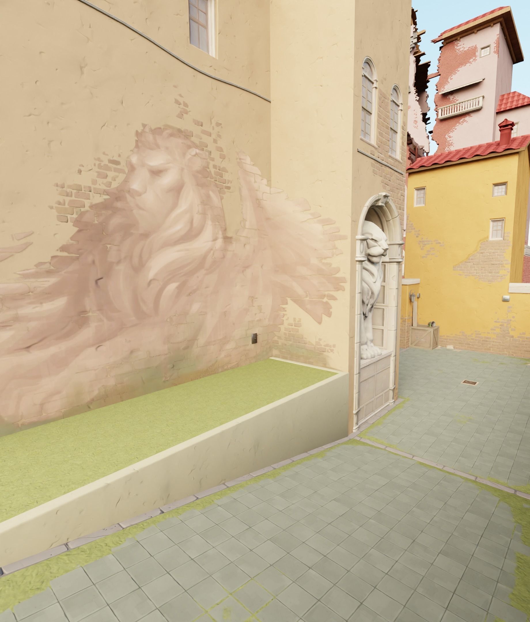 Valorant Ascent B Map Low-poly 3D model_3