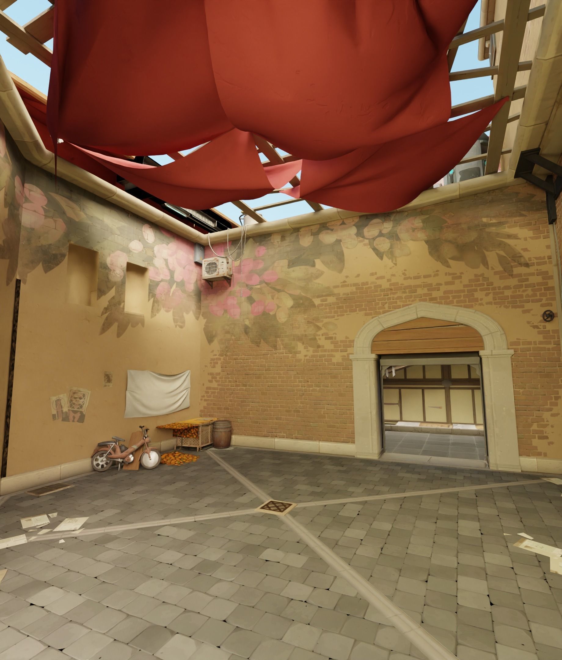 Valorant Ascent B Map Low-poly 3D model_8