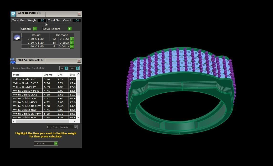 Gents ring - 13 3D print model_1