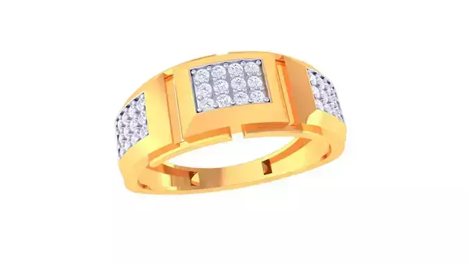 Gents ring - 12 3D print model