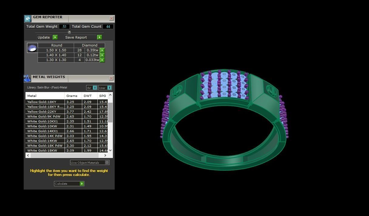 Gents ring - 10 3D print model_1