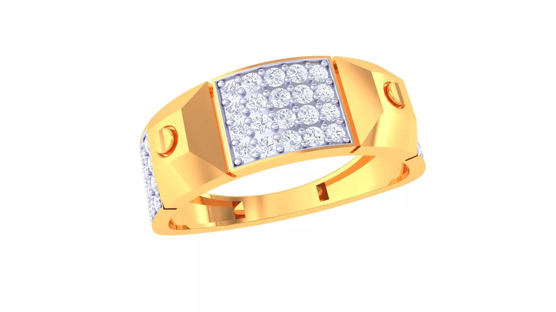 Gents ring - 10 3D print model_0
