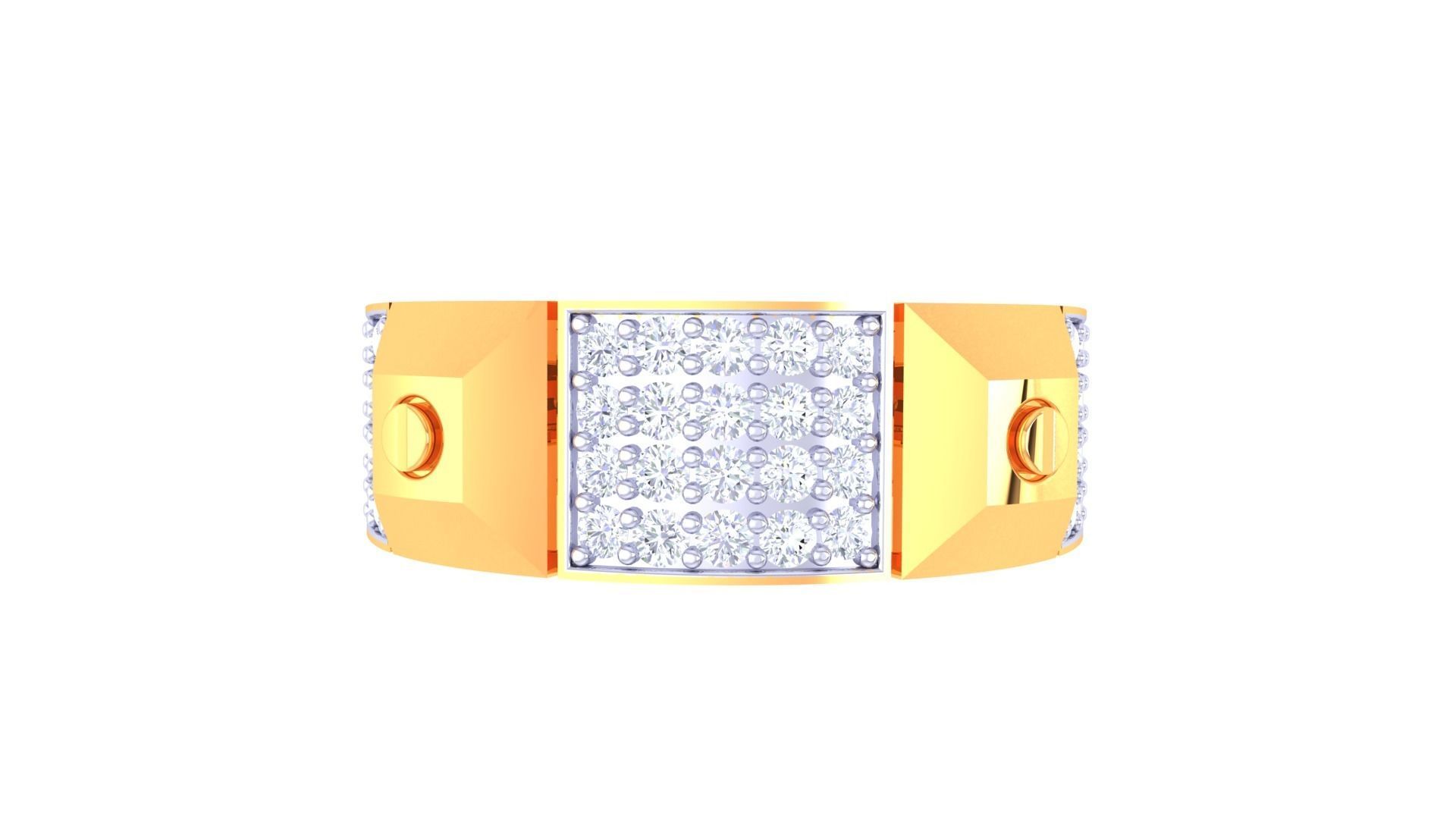 Gents ring - 10 3D print model_2