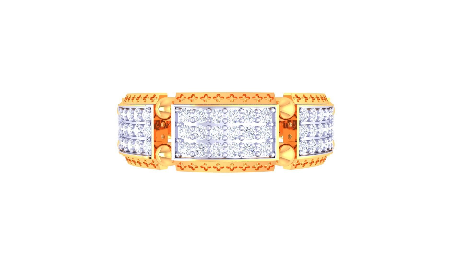 Gents ring - 1 3D print model_2