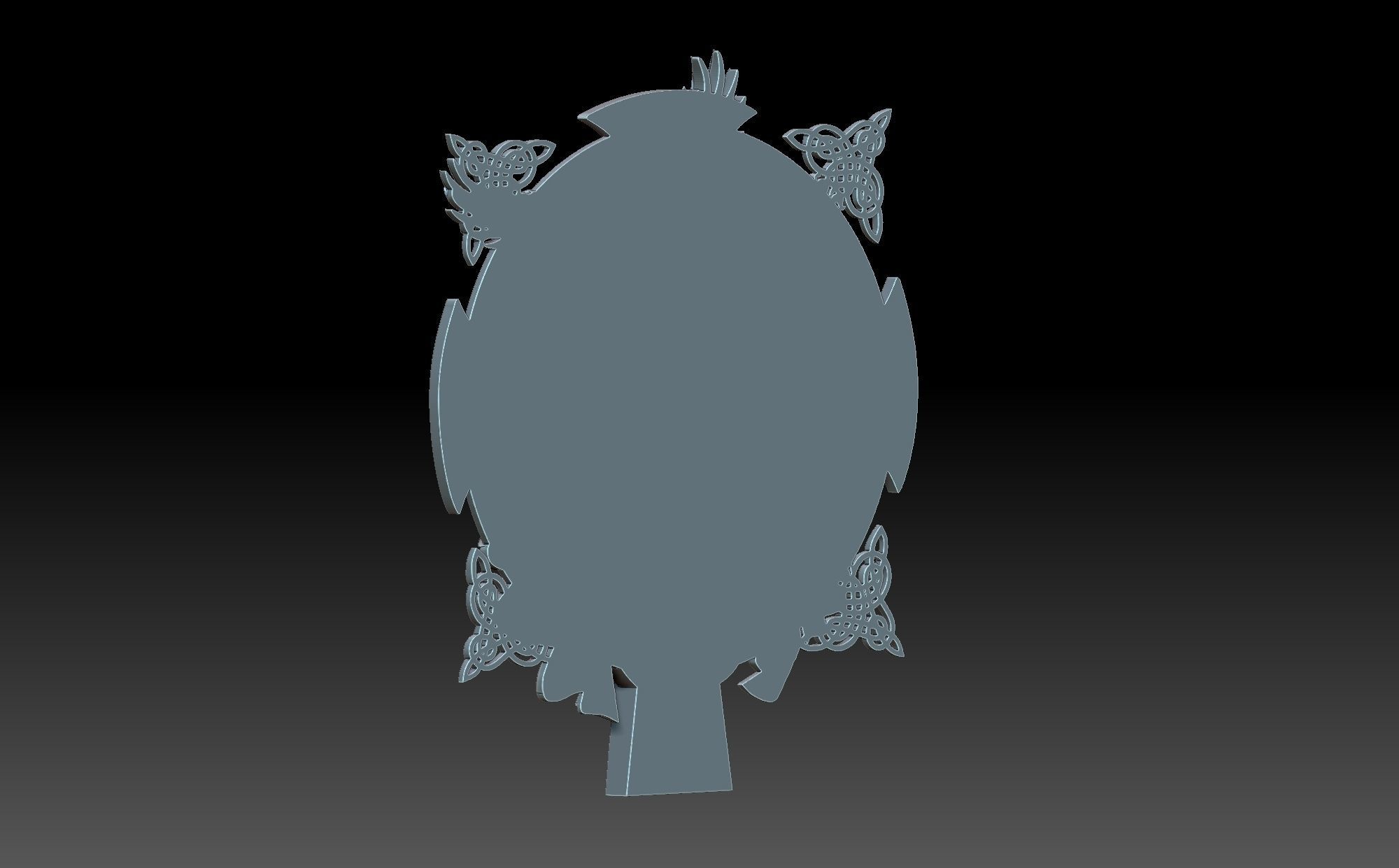 Viking sword 3D print model_3