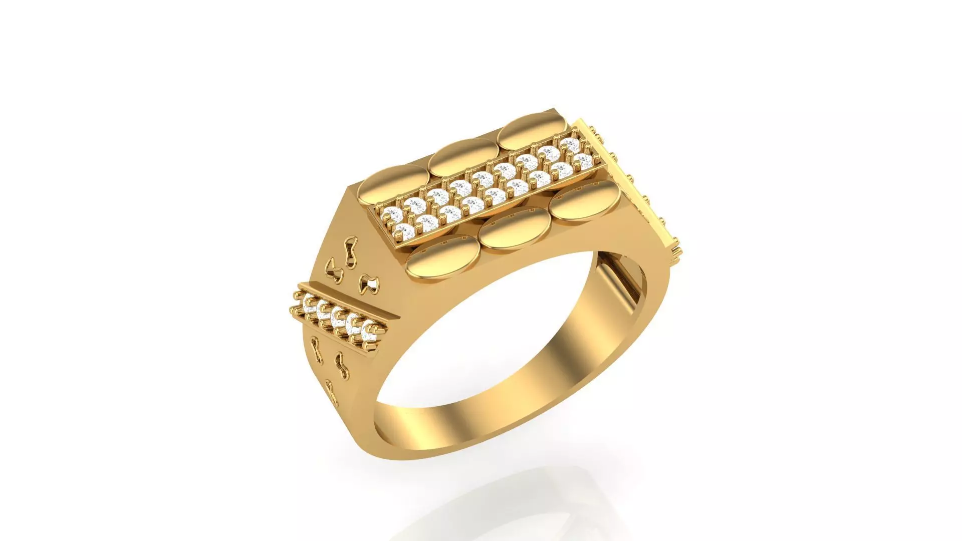 Gents ring - 6 3D print model_0