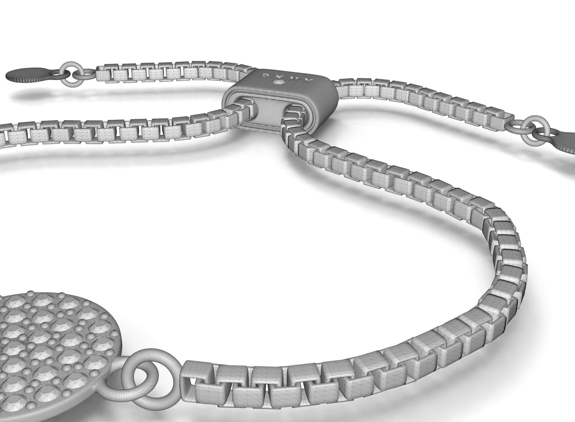 DKNY Bracelet 3D model_4