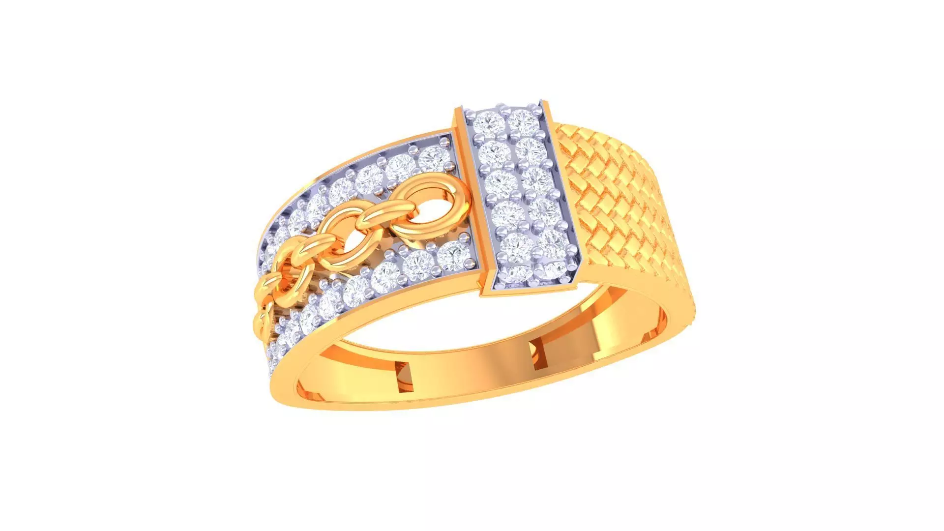 Gents ring - 50 3D print model_0