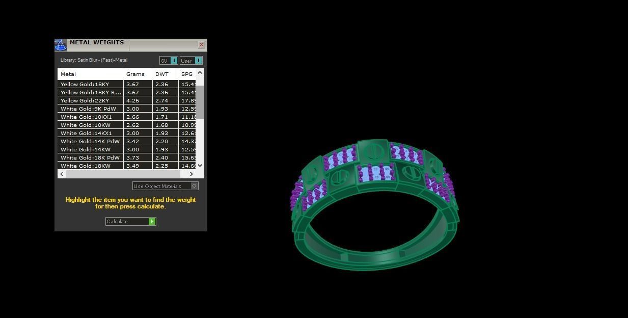 Gents ring - 42 3D print model_2