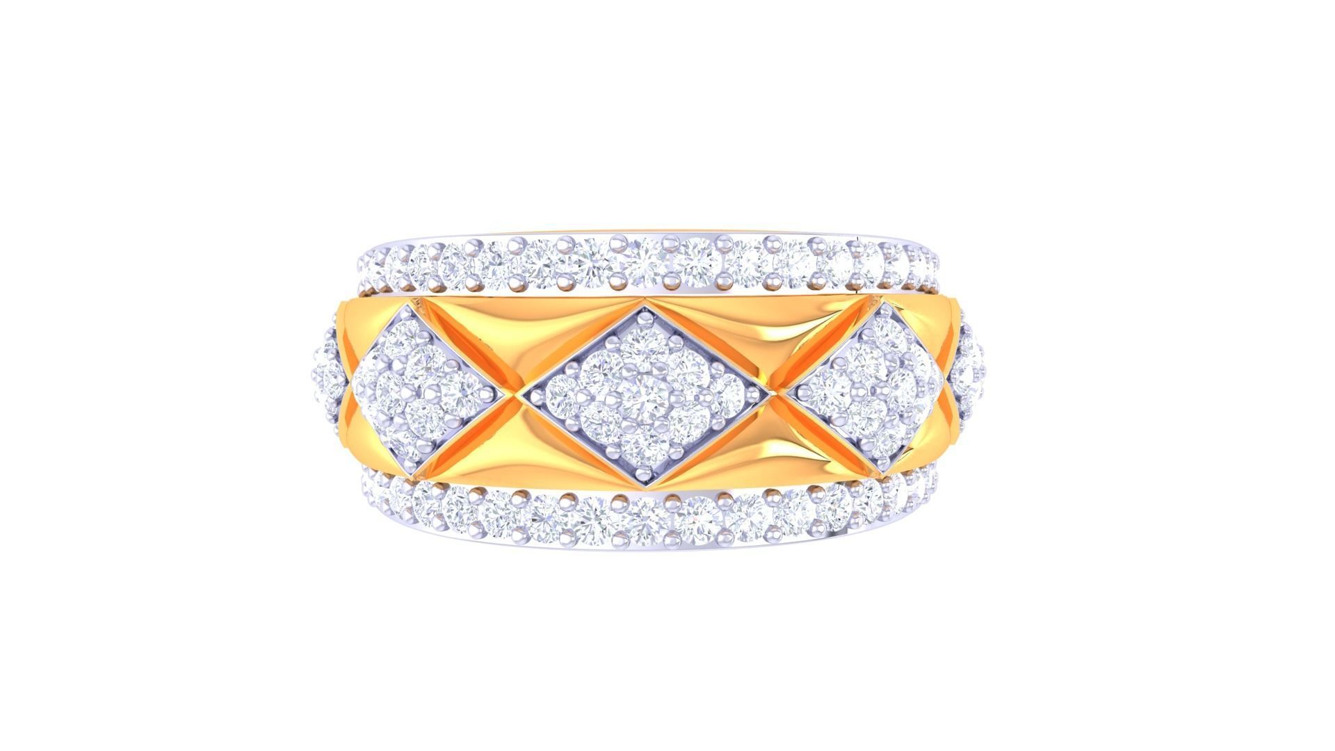 Gents ring - 4 3D print model_2