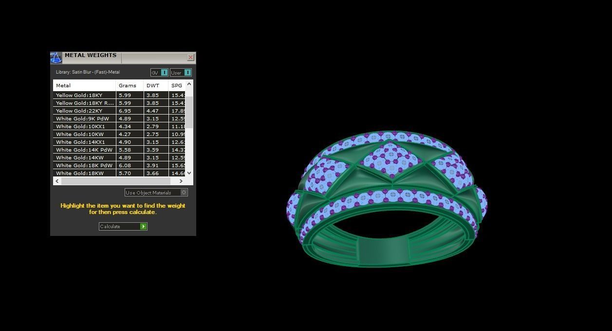 Gents ring - 4 3D print model_1