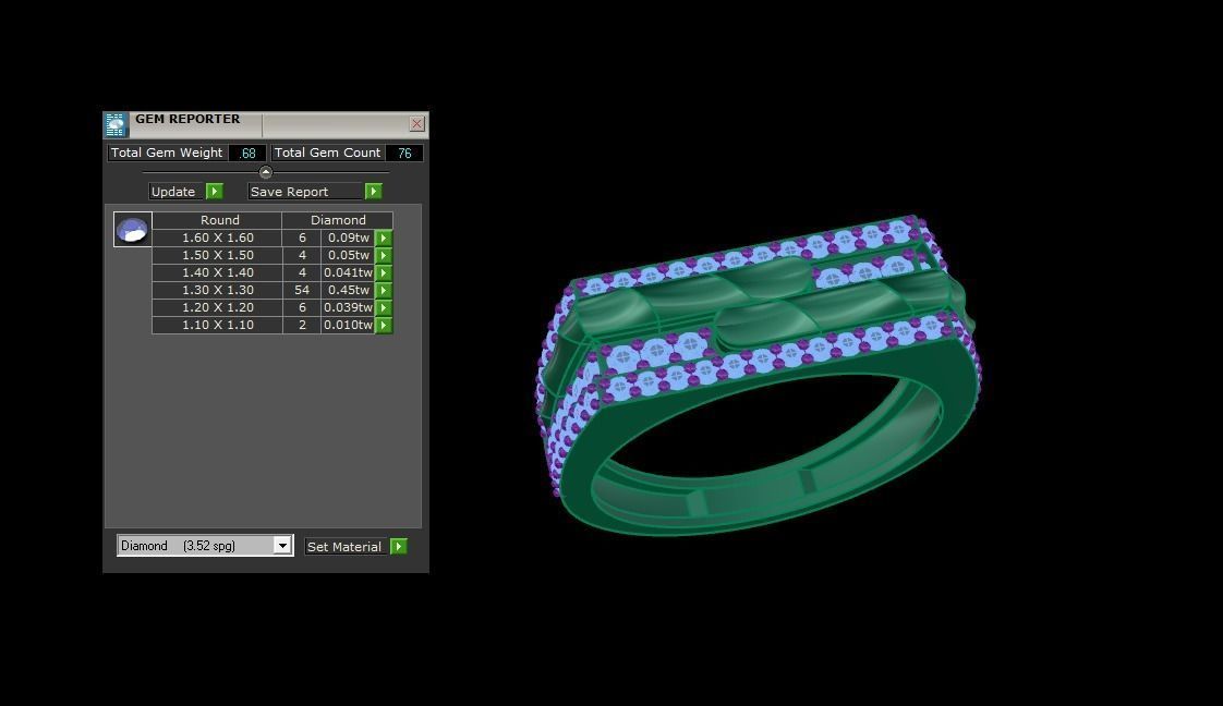 Gents ring - 38 3D print model_1