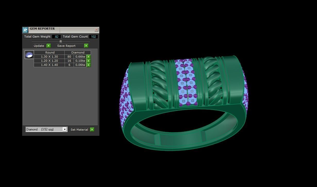 Gents ring - 28 3D print model_1