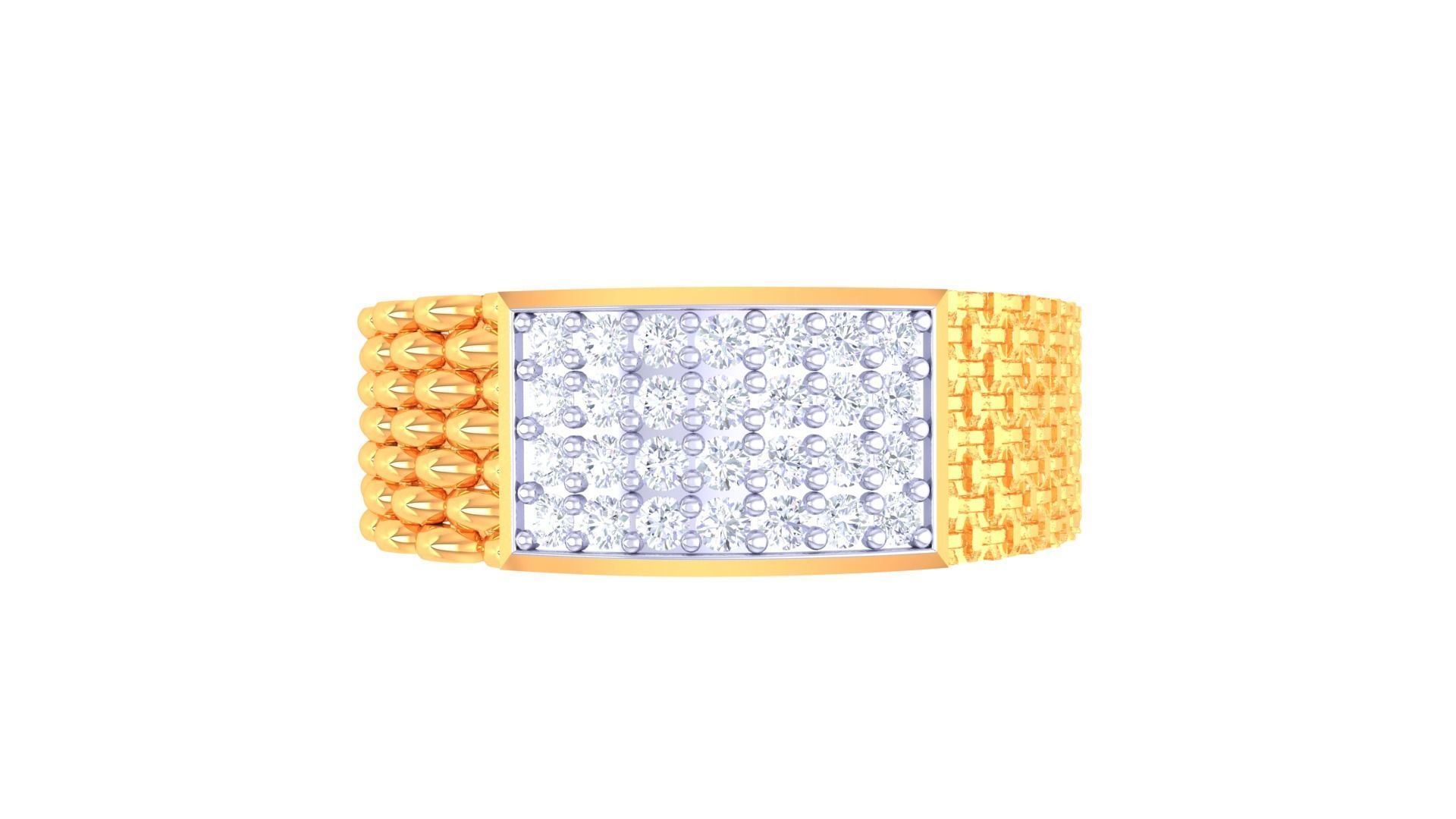 Gents ring - 27 3D print model_3