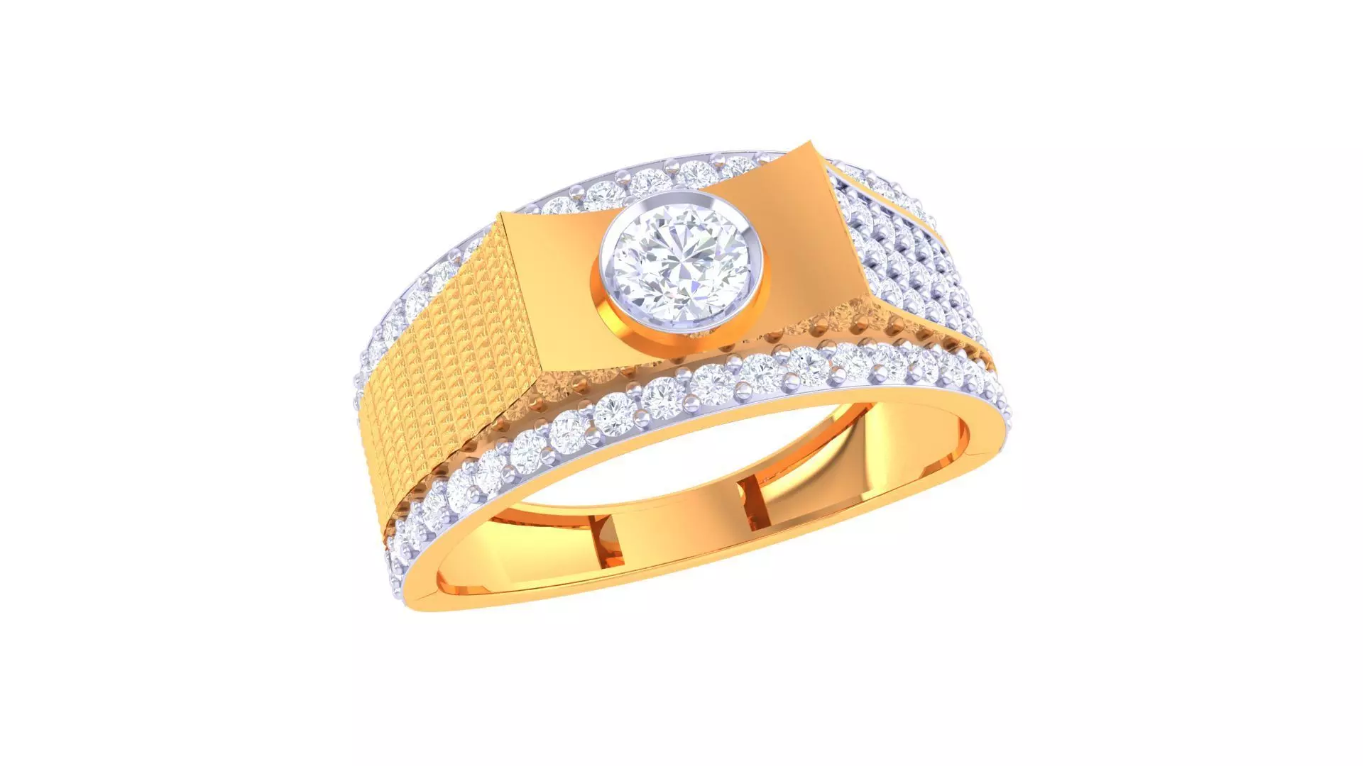 Gents ring - 24 3D print model_0