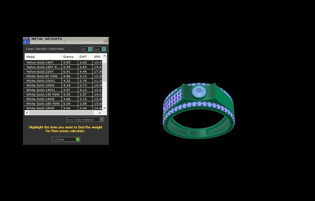 Gents ring - 24 3D print model_1