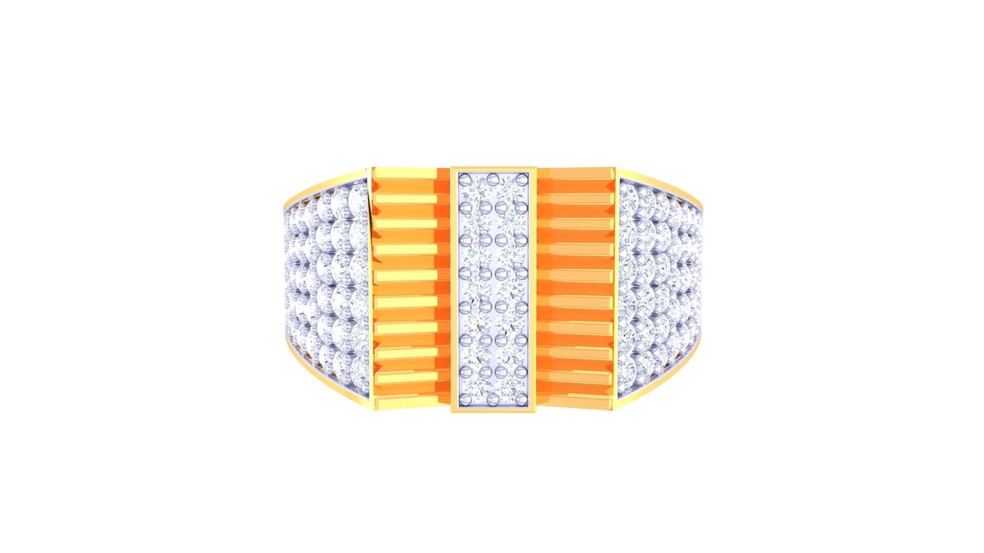 Gents ring - 13 3D print model_2