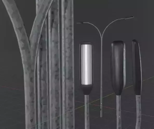 Street Light 3 Galvanized F2 M3 K0 6000 mm