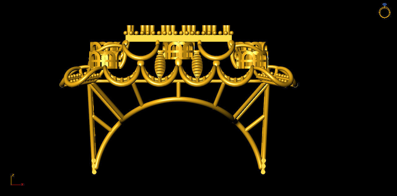 3d Ring Jewelry Models bulk 3D cad cam 3D print model_3