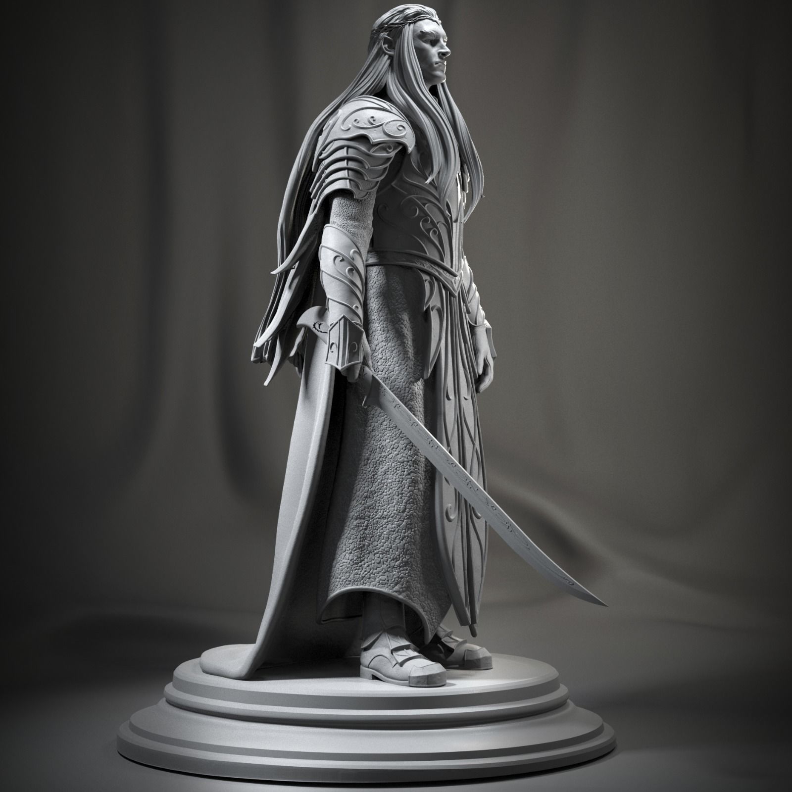 Thranduil 3D Print lord of rings statue 3D print model_2