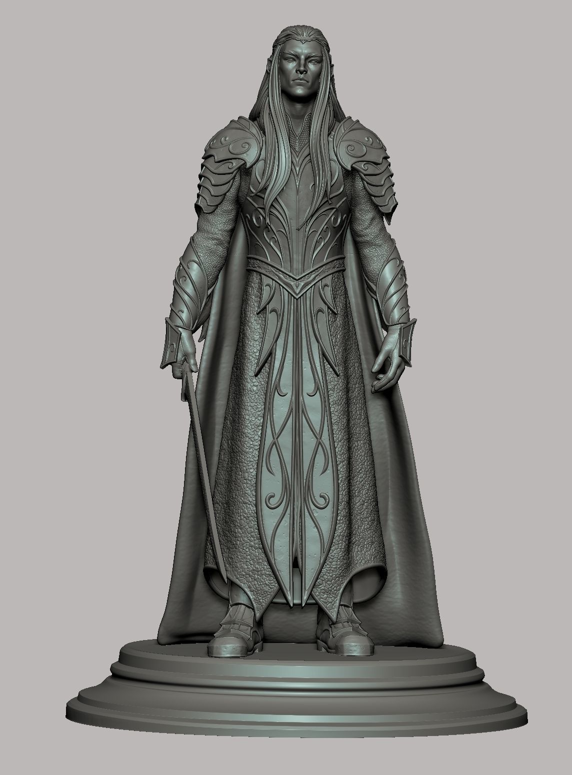 Thranduil 3D Print lord of rings statue 3D print model_4