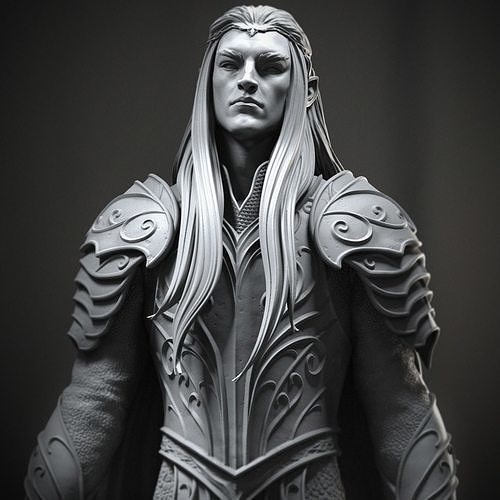 Thranduil 3D Print lord of rings statue 3D print model