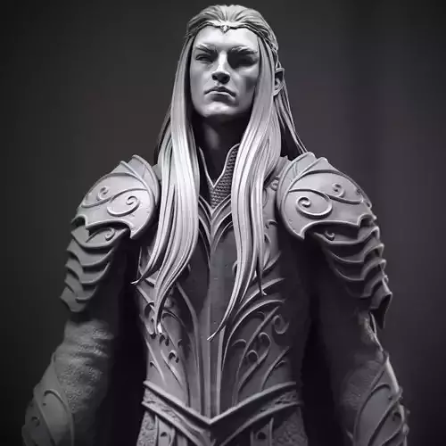 Thranduil 3D Print lord of rings statue 3D print model
