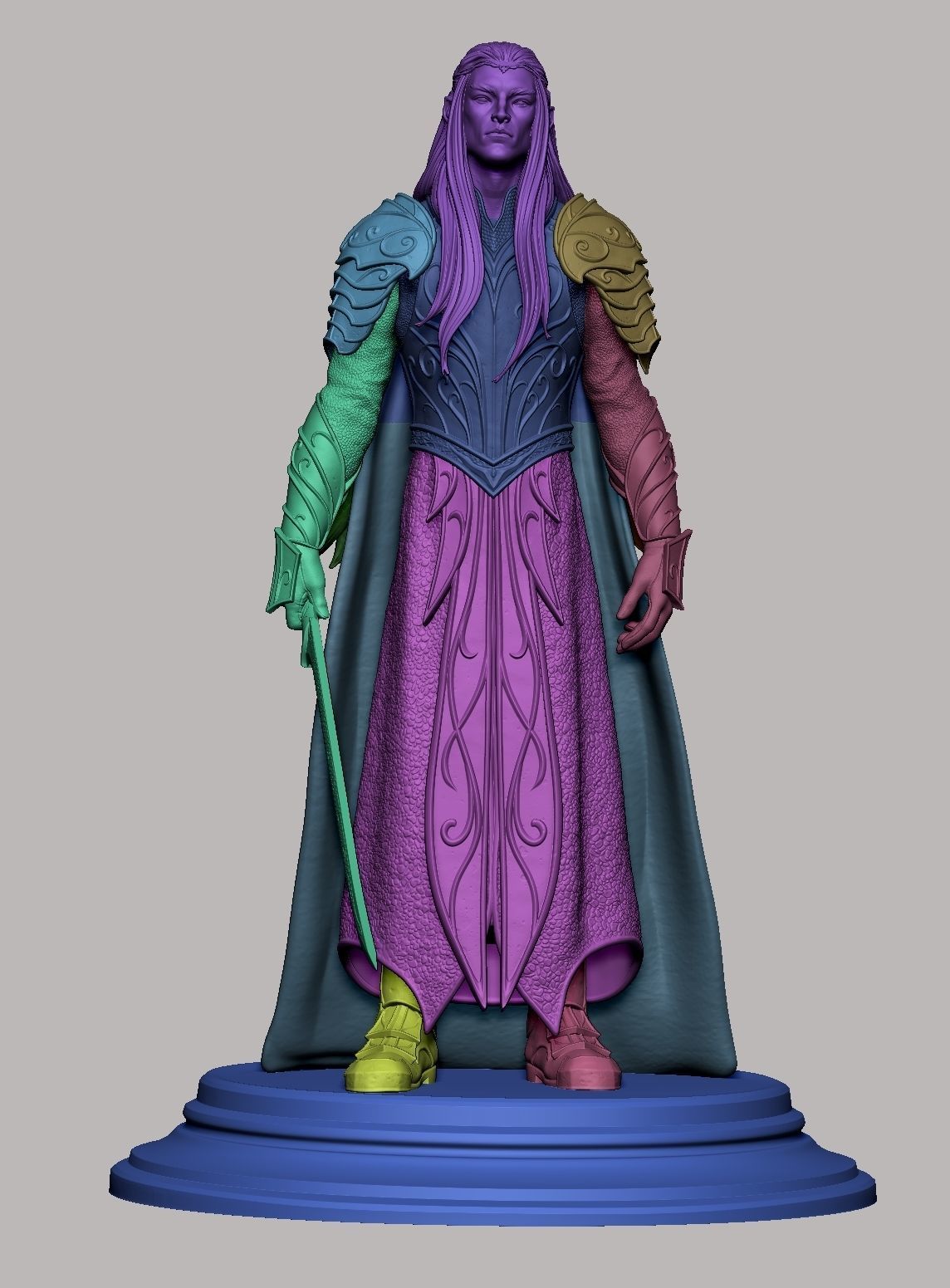 Thranduil 3D Print lord of rings statue 3D print model_5