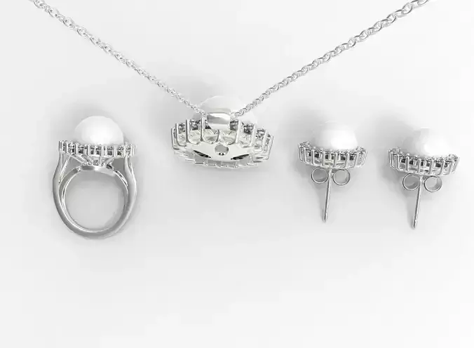 Silver Pearl jewelry