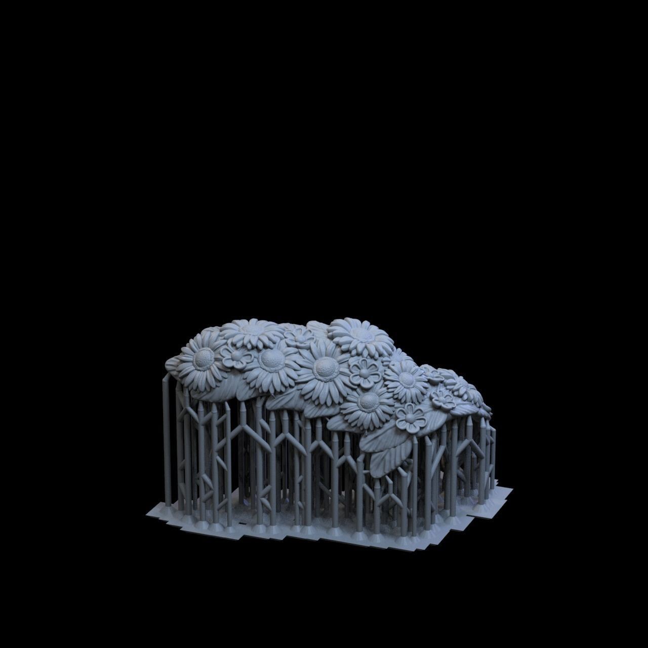 Charlotte STL Bust european woman 3D print model_11