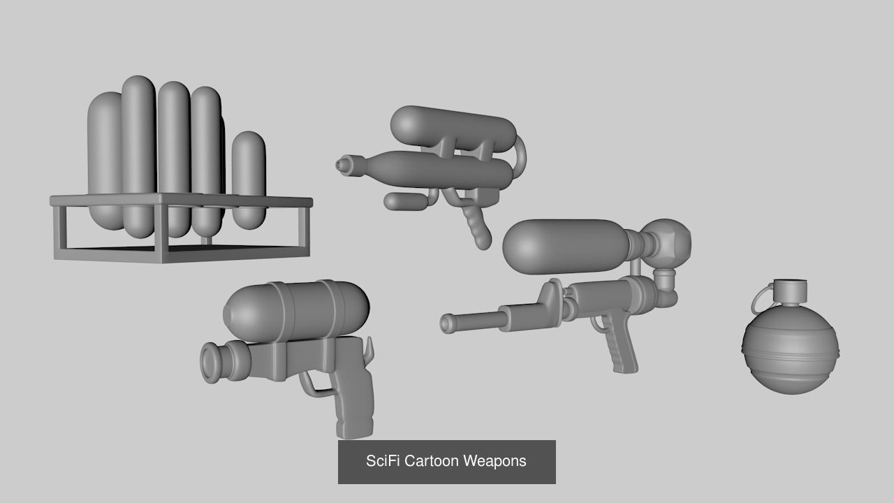 Covid 19 The Awakening 3D Model Collection_17