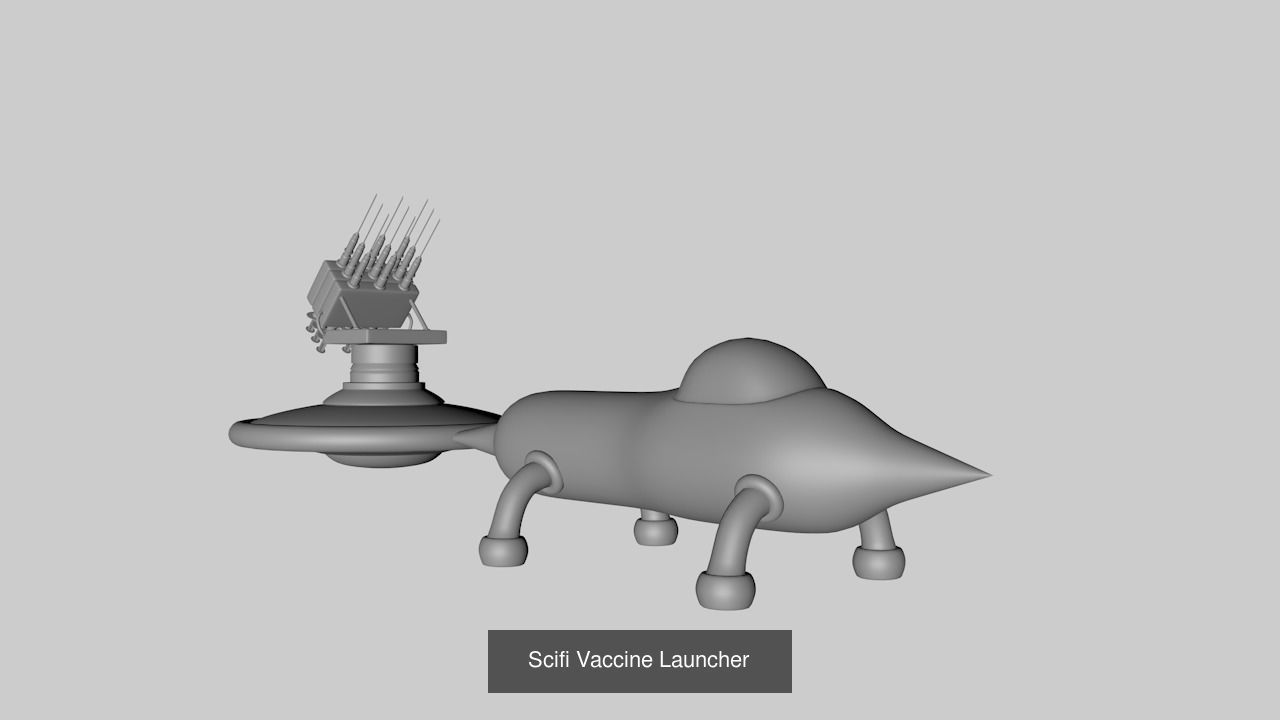 Covid 19 The Awakening 3D Model Collection_9