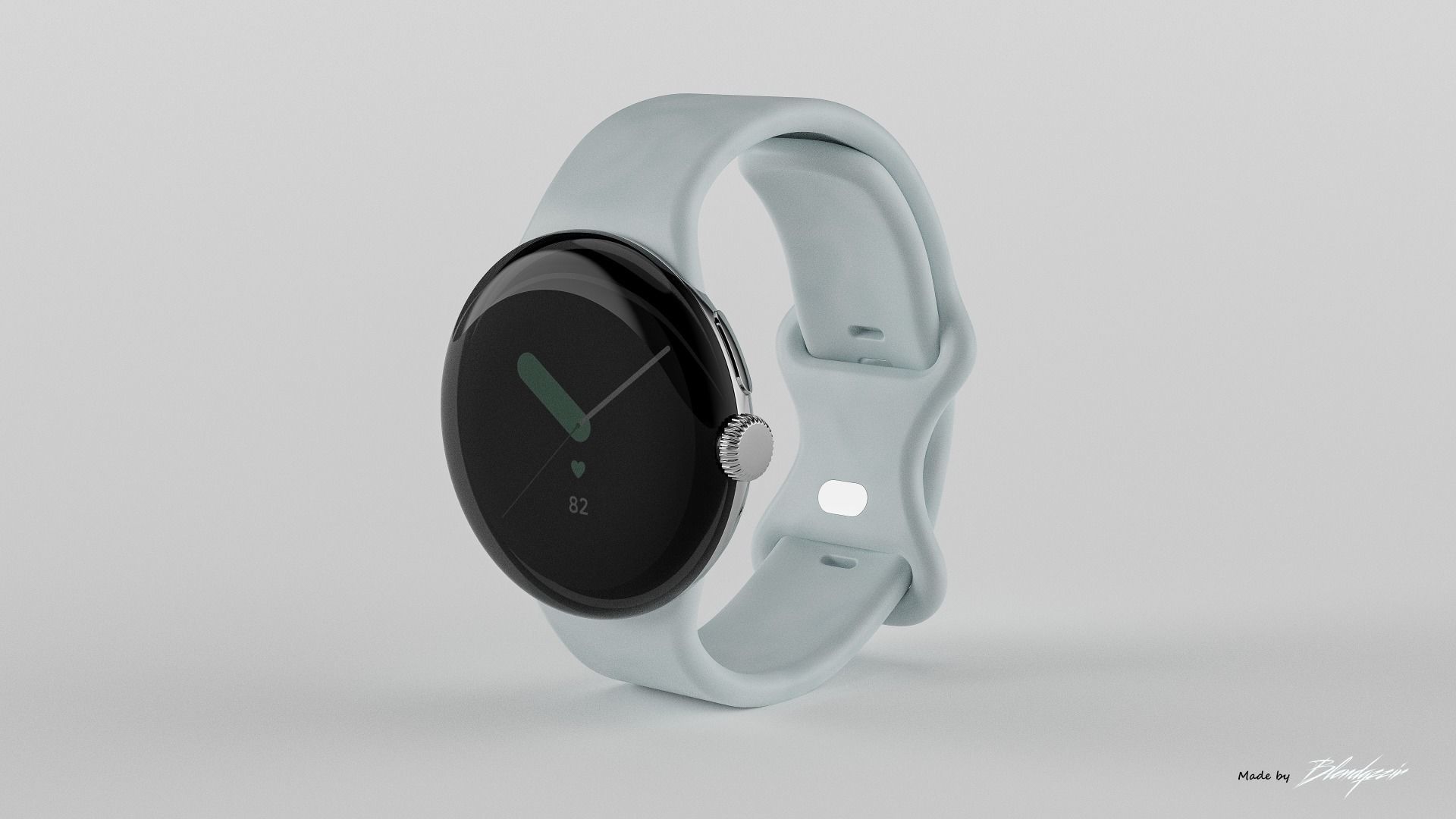 GOOGLE PIXEL WATCH 3D model_2