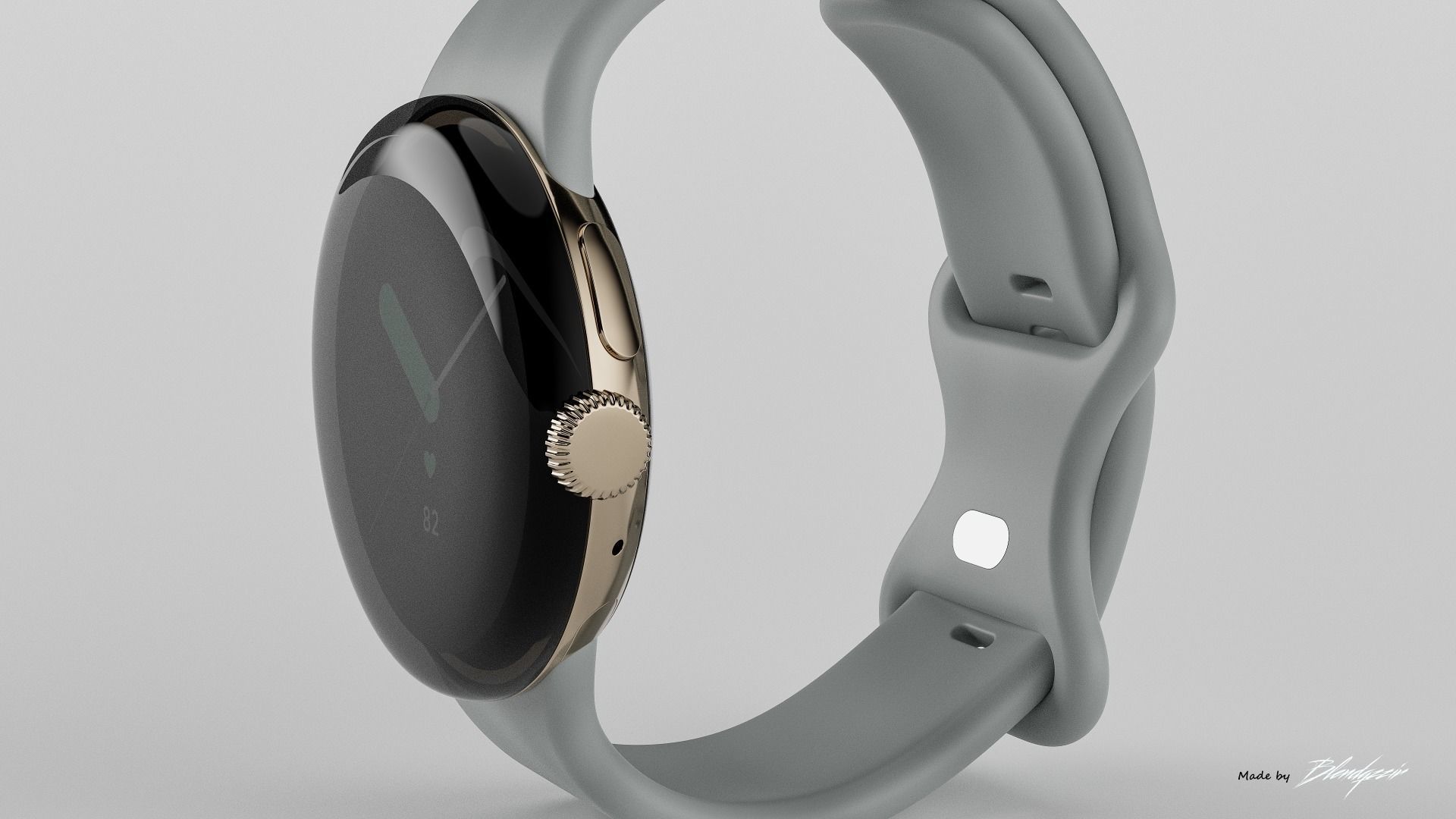 GOOGLE PIXEL WATCH 3D model_3