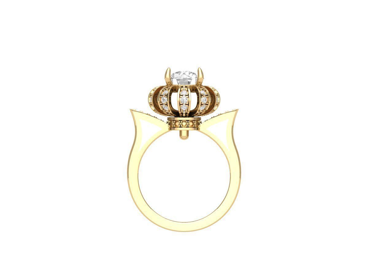 Wedding Ring 3D print model_8