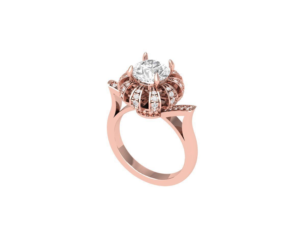 Wedding Ring 3D print model_1