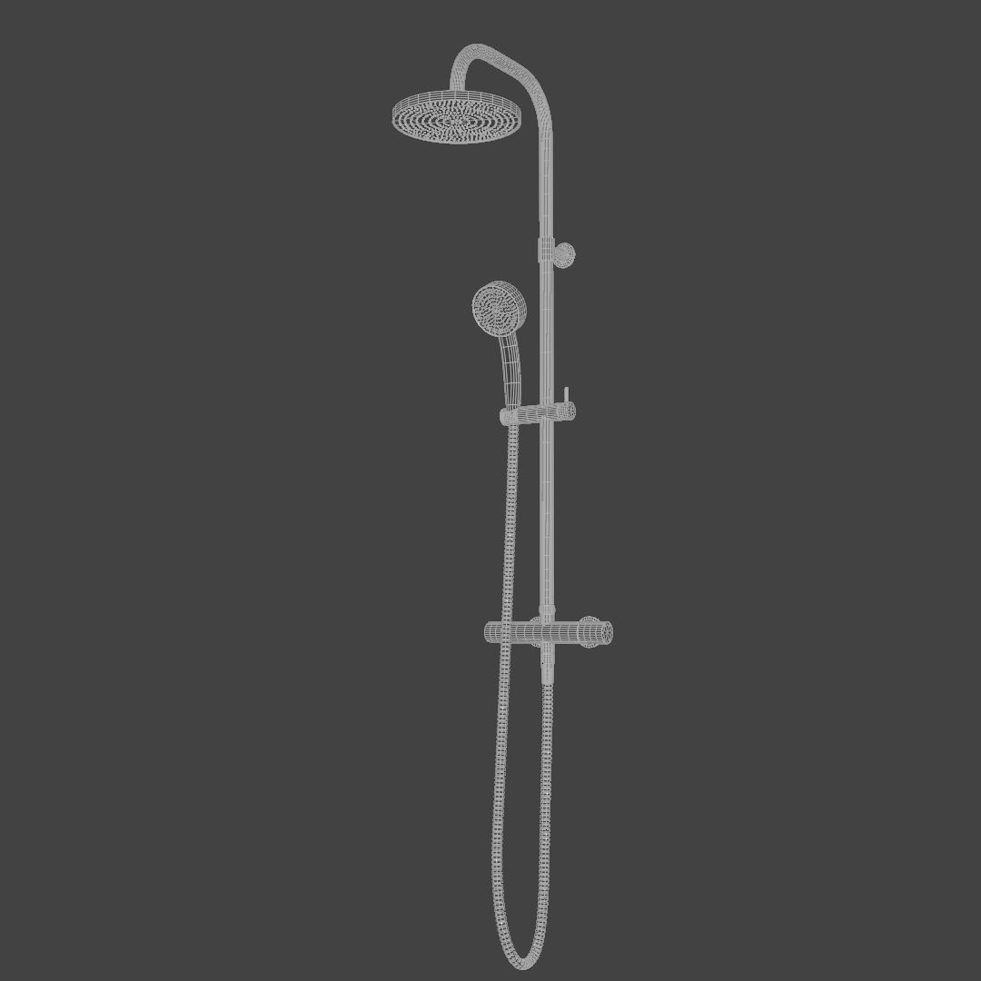 Shower faucet 3D model_7