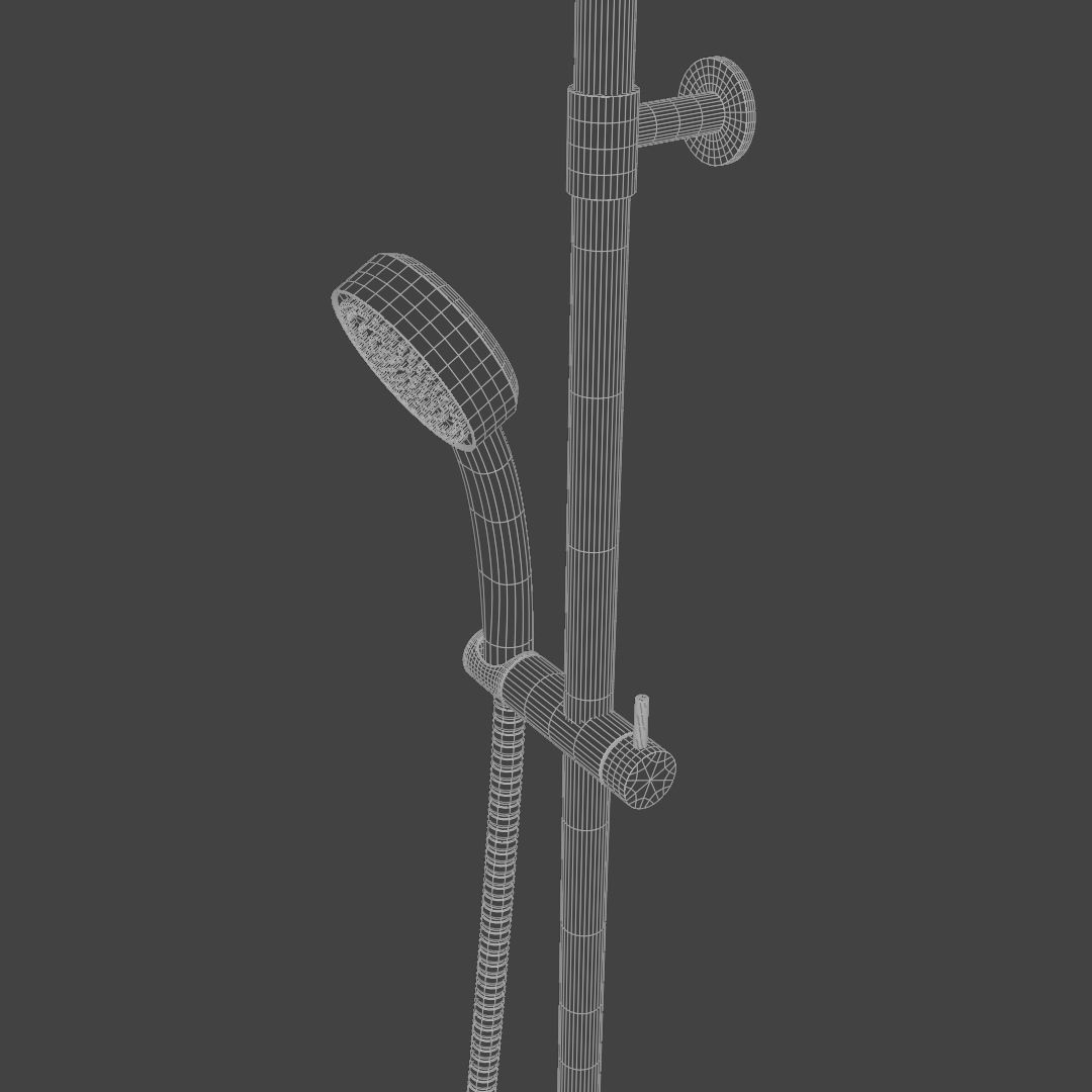 Shower faucet 3D model_6